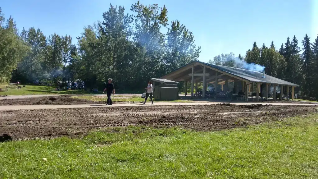 Canada Alberta natuur Elk Island BBQ