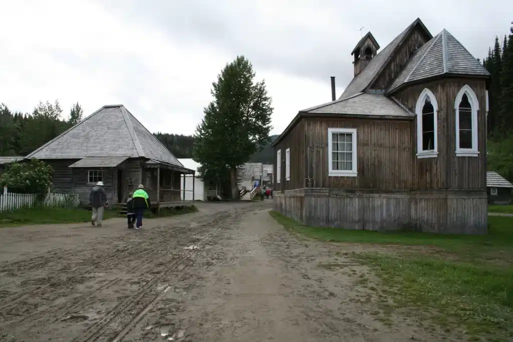Canada British Columbia historie Barkerville kerk