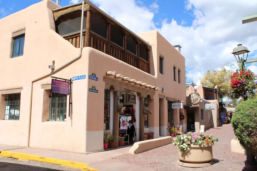 Taos New Mexico Adobe stijl