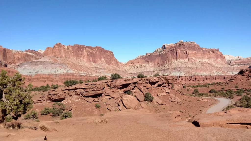 USA Utah natuur Capitol Reef bergen