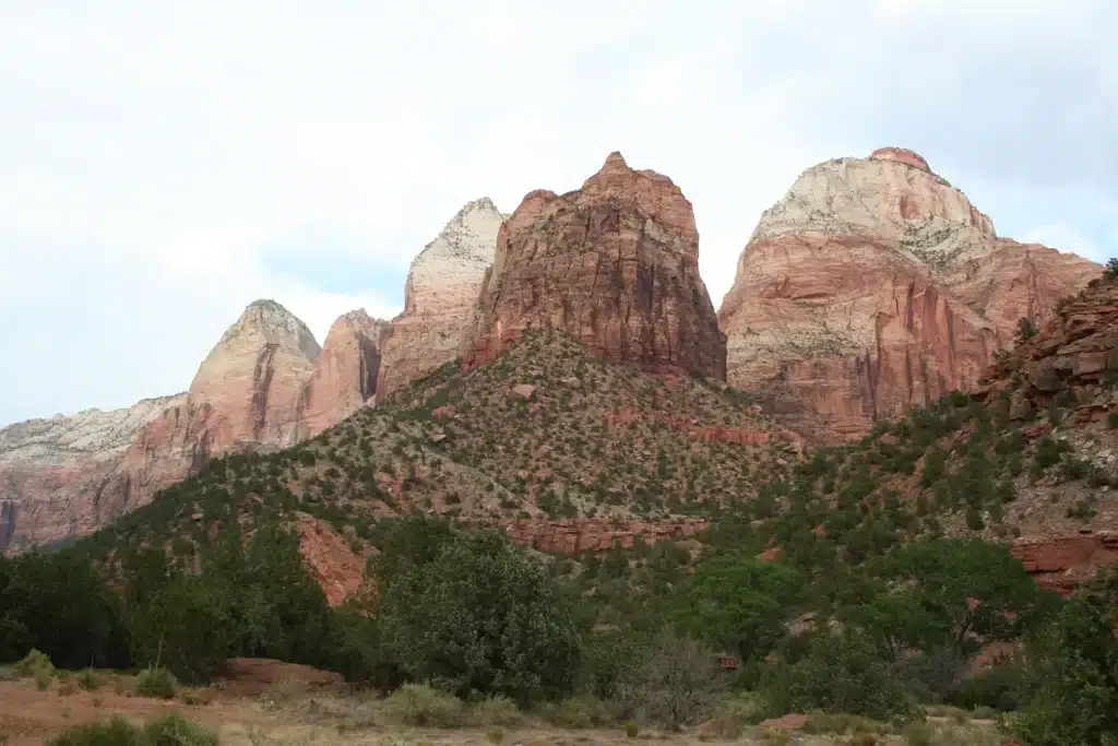USA Utah natuur Zion West Temple