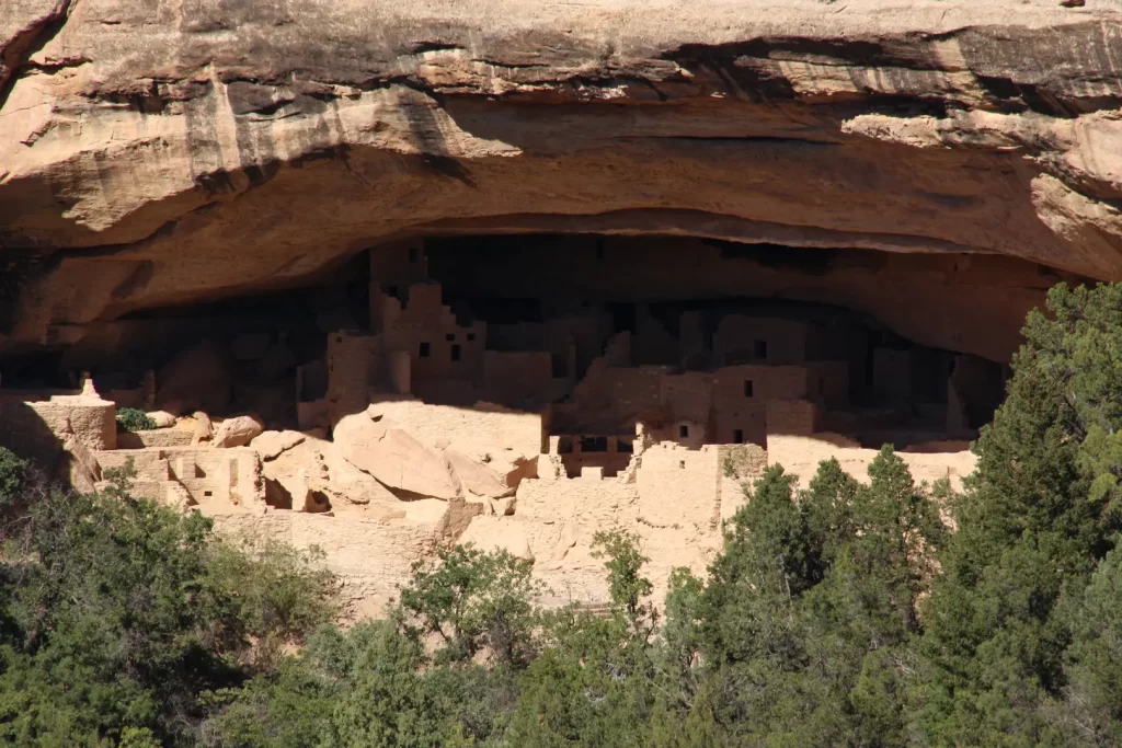 USA Colorado natuur Mesa Verde rotswoningen 2