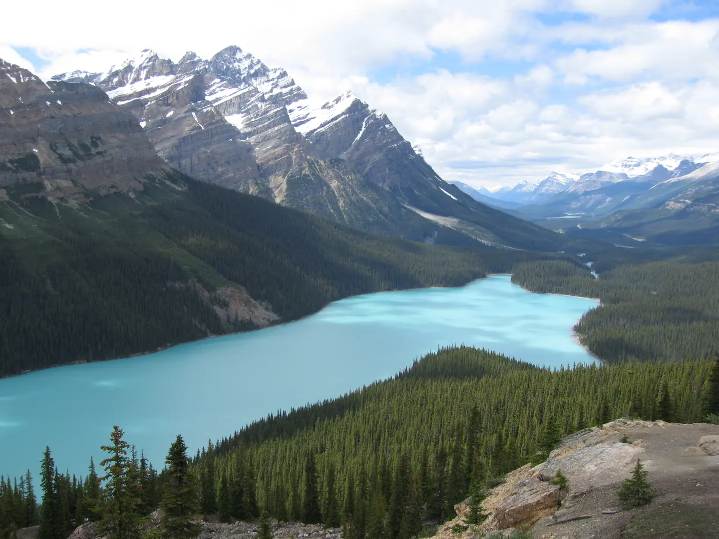 Canada_Alberta_natuur_Banff_Peyto_Lake_1