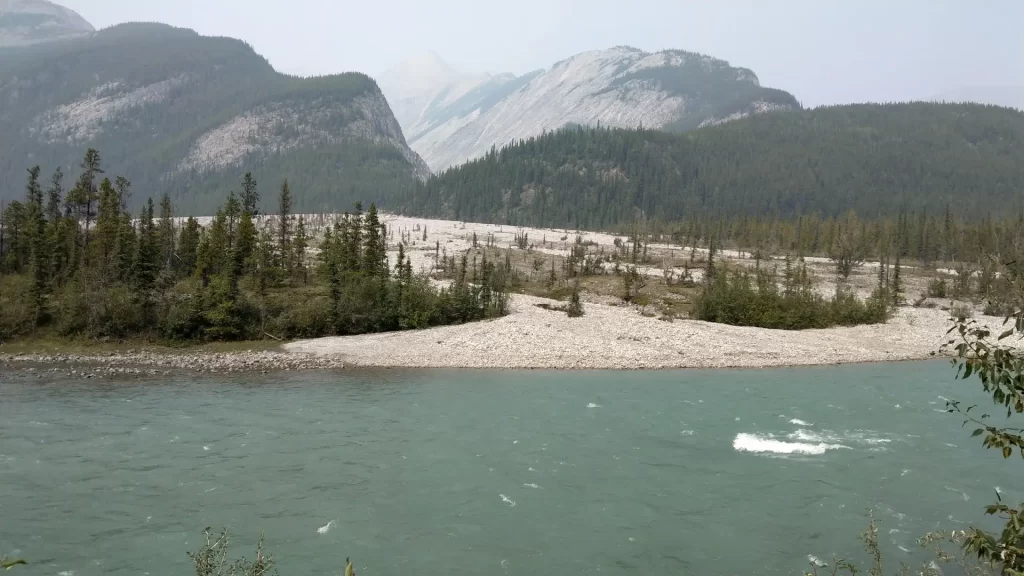 Canada British Columbia natuur Muncho Lake Toad River