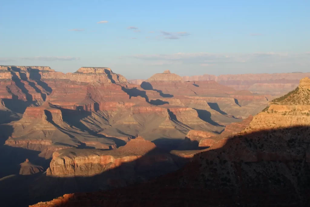 USA Arizona natuur Grand Canyon zonsondergang Mather Point