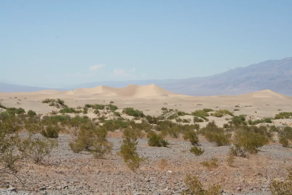 USA Californie natuur Death Valley zandduinen