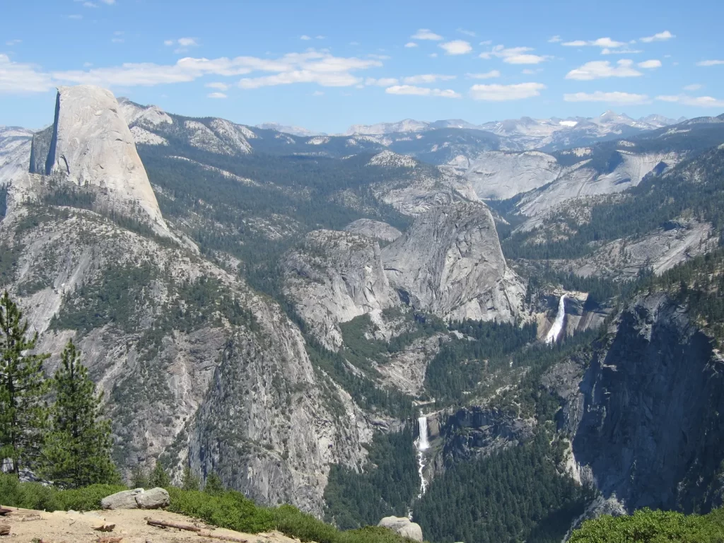 USA Californie natuur Yosemity Glacier Point View