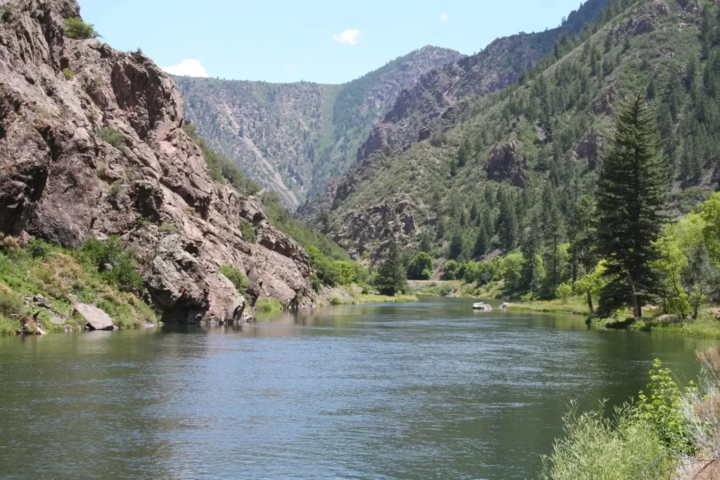 USA Colorado natuur Black Canyon Gunnisson River